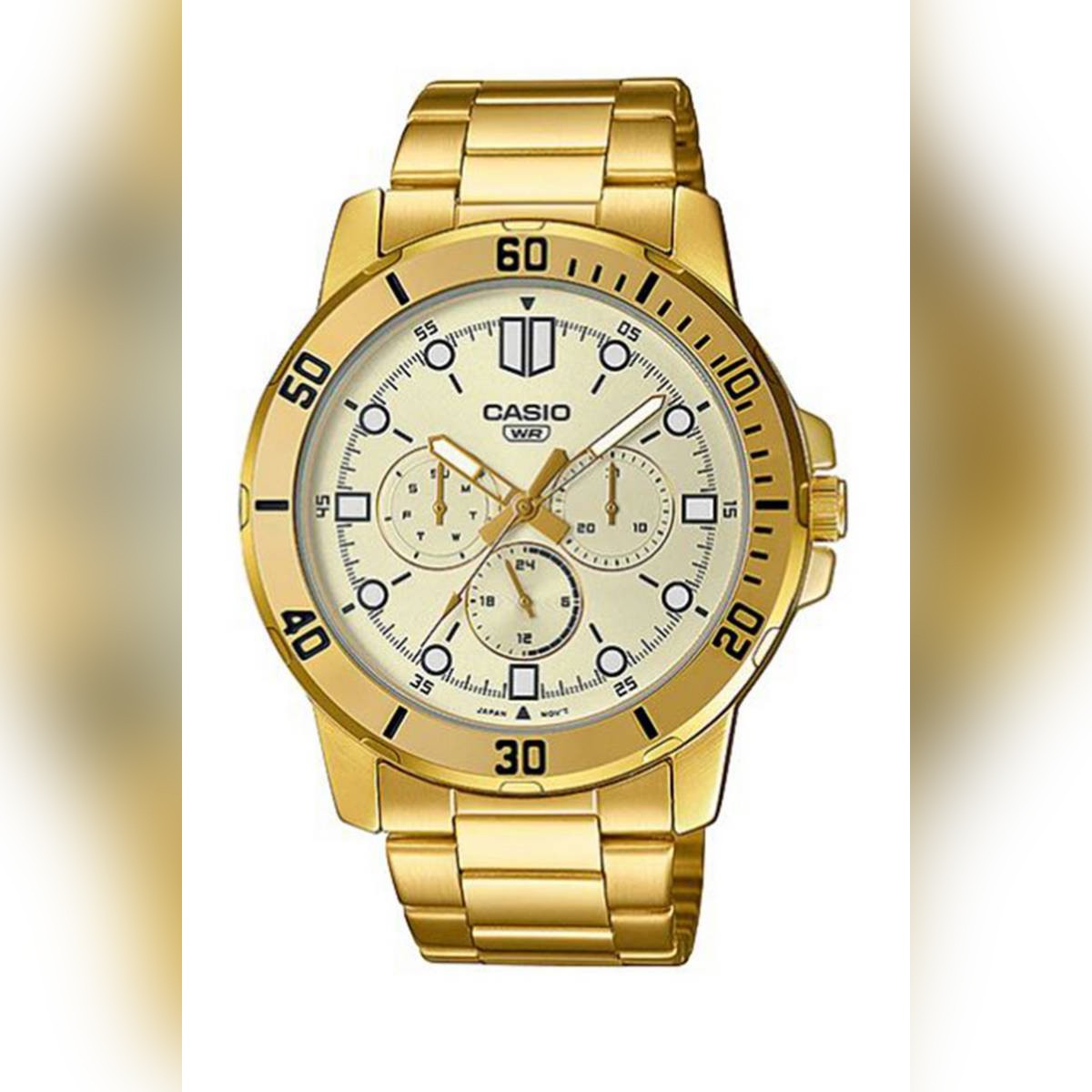 Gold watch outlet for men casio