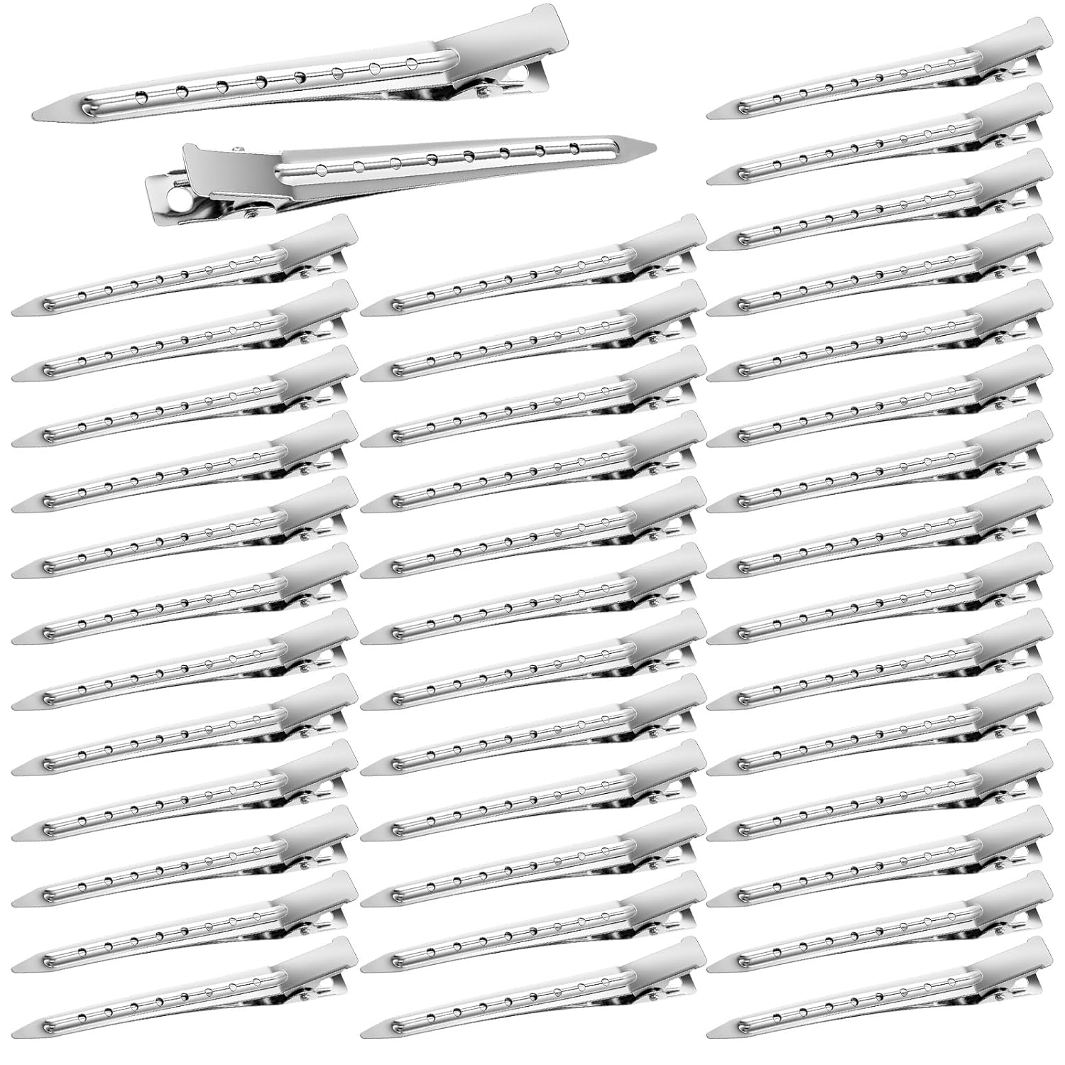 Professional Soft-Touch Sectioning Clips for Hair Styling, Duck Bill Hair Clips
