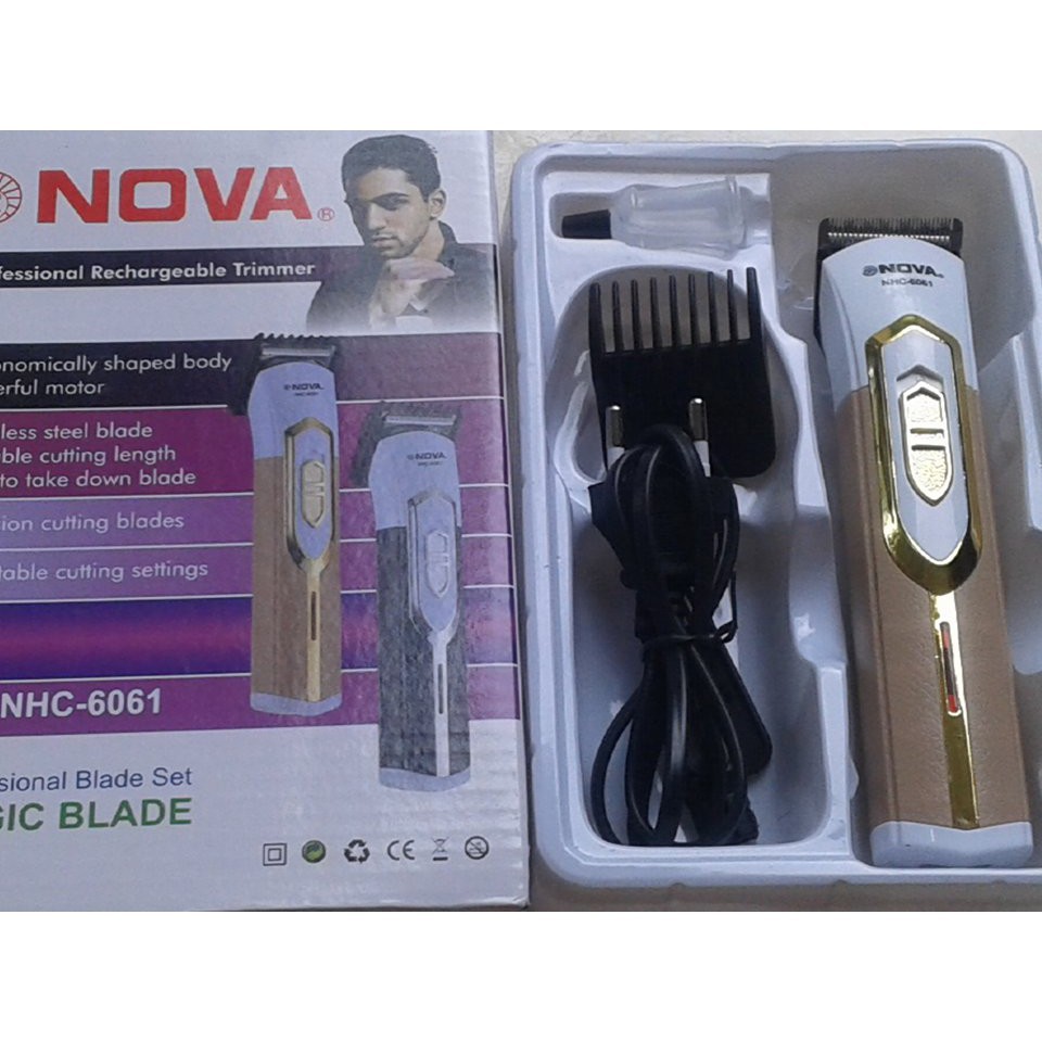 nova professional rechargeable trimmer