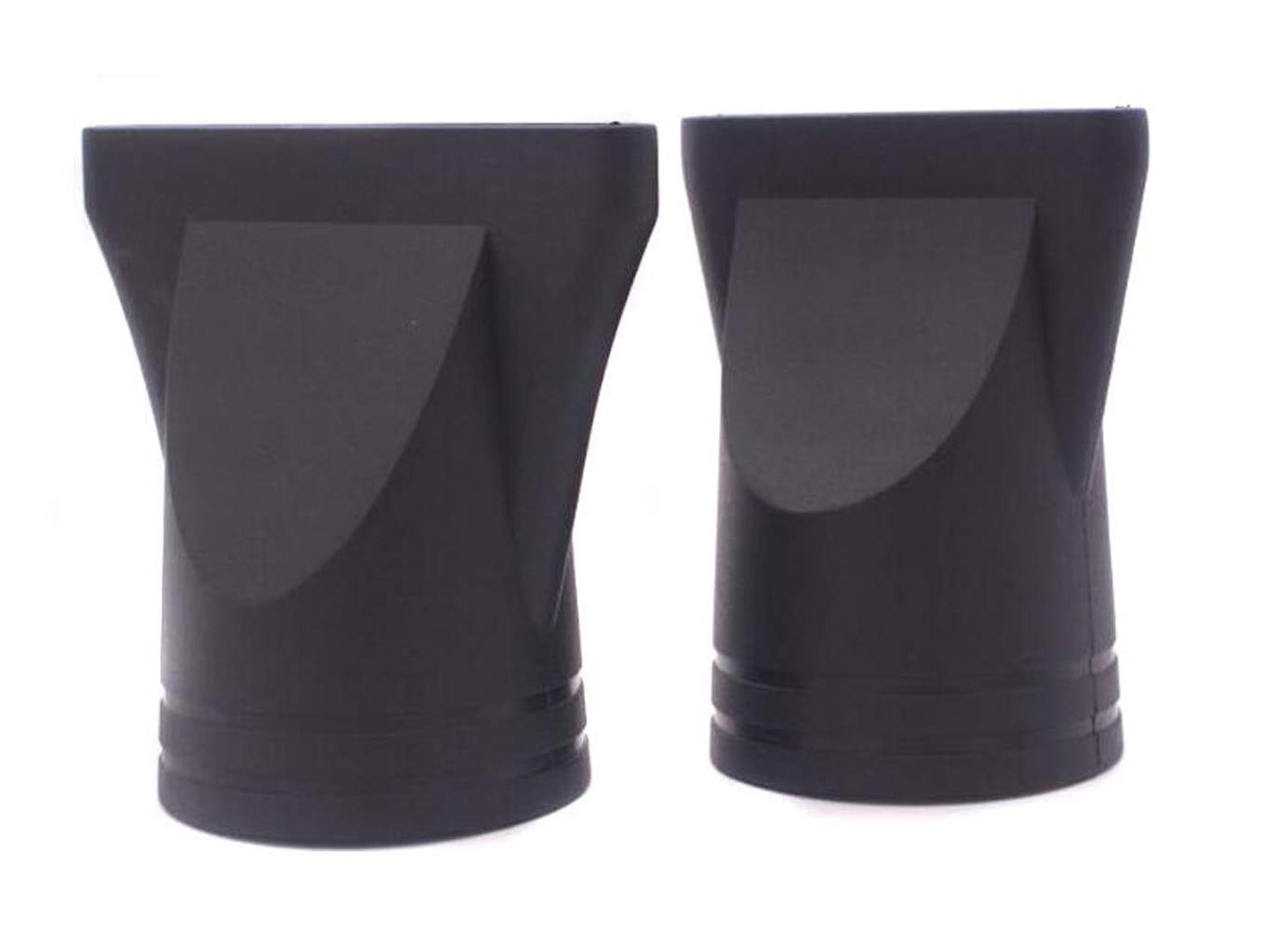 PACK OF 2 Plastic Flat Hair Dryer - universal nozzel - Narrow Concentrator Nozzle