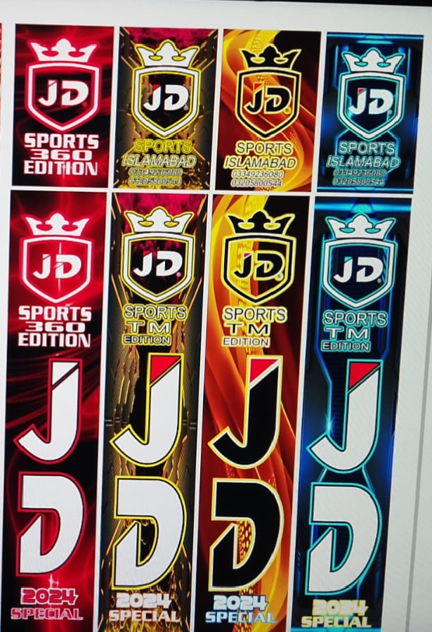 JD, SAKI, GERMAN Full Sticker & Half Sticker Complete 1 Set Front or Back for bats