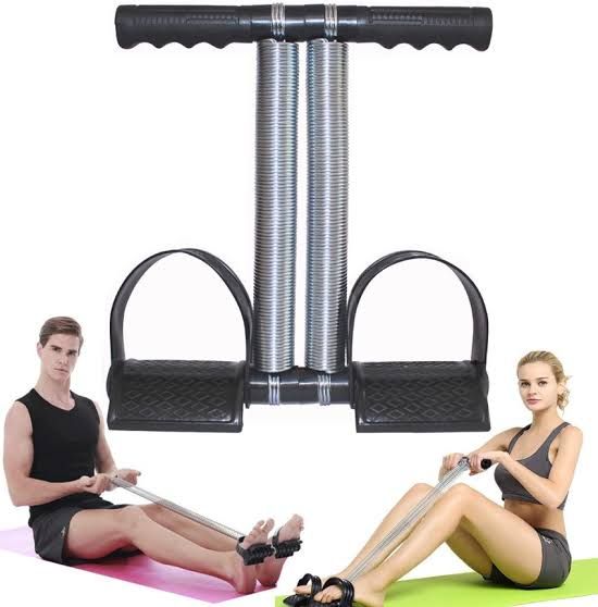 Double Spring Tummy Trimmer - Black