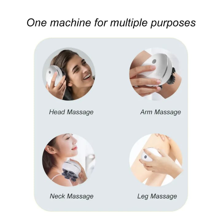 Electric Scalp Massager for Hair Growth | Wireless  Rechargeable Multi-Speed Head Massager | Smart Scalp  Massage Device for Men & Women Pakistan