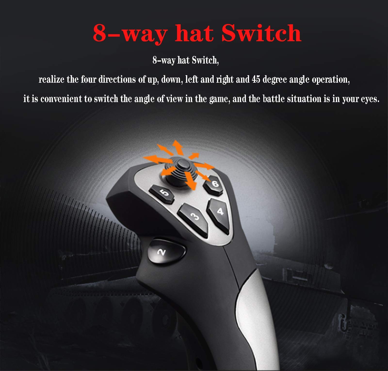 PXN 2113 Wired Flight Joystick Gaming Controller for only PC