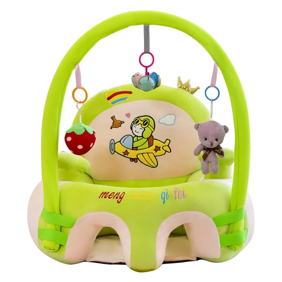 Baby Sofa Support Seat Chair Learn to Sit Padded with Rods and Toys