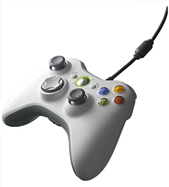 Xbox 360 Controller for Windows & Xbox 360 Console Wired USB Joystick Support PC Laptop[WHITE]