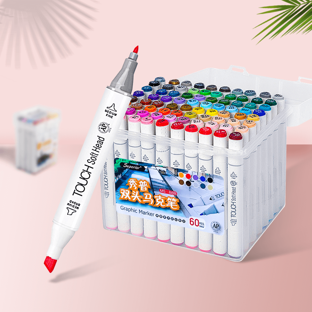 Pasta Drawing and Graphic Markers Set