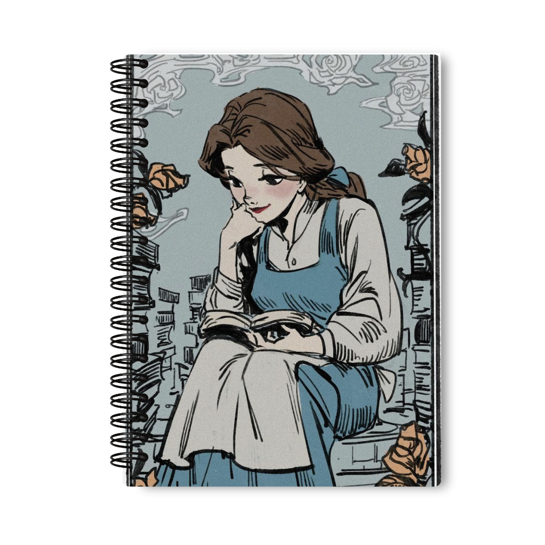 Mayfair Moments Cute Belle Spiral Notebook A5 , A4 Sizes 200 pages
