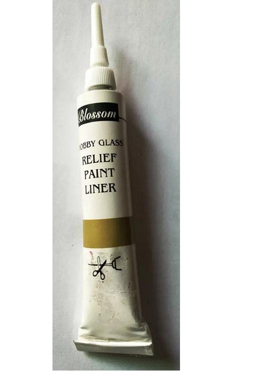 glass paint outliner gold