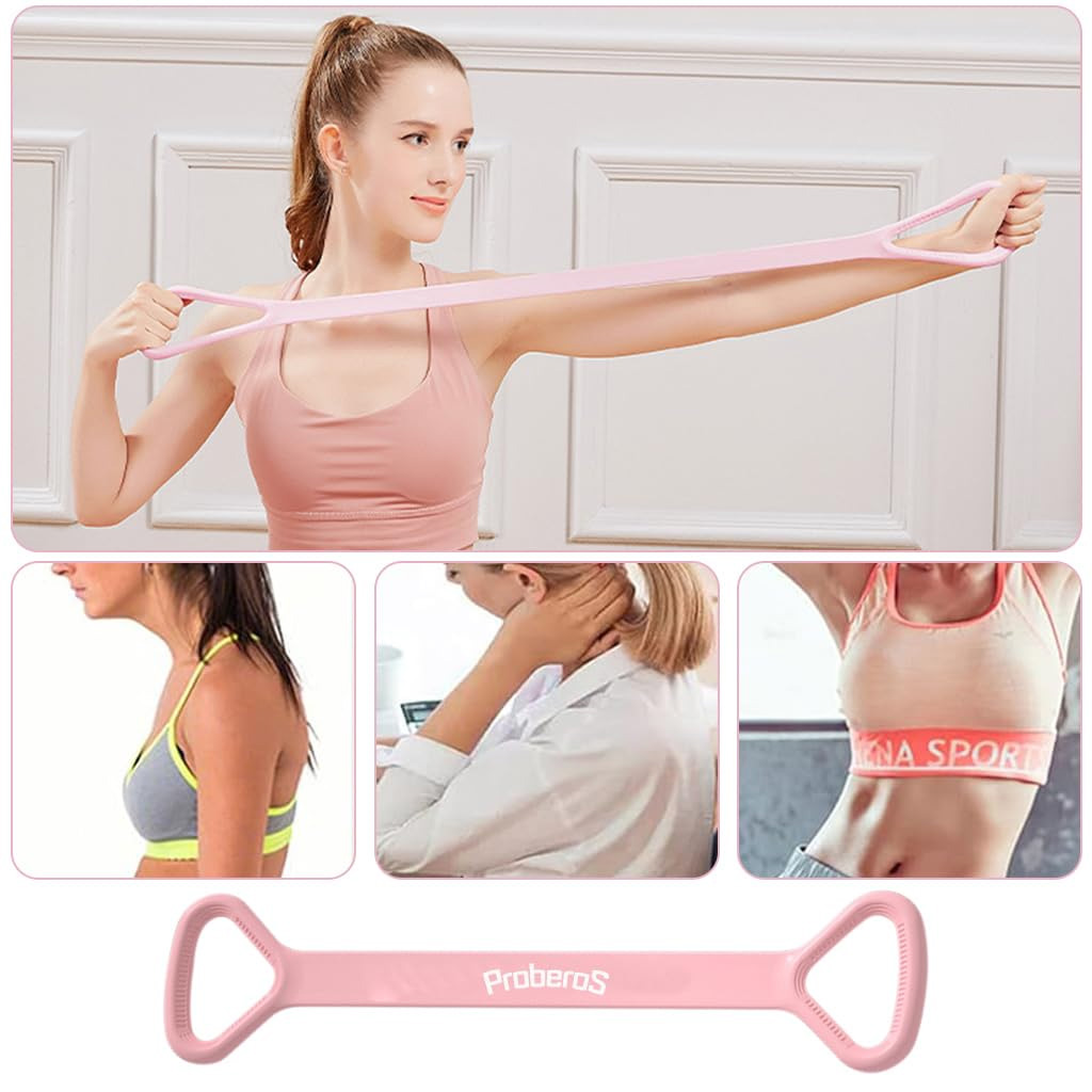 SP Dealz Fitness Resistance Band for Women – High Elastic Back Stretching & Chest Expander Exercise Band, Soft Workout Stretching Equipment for Home Fitness