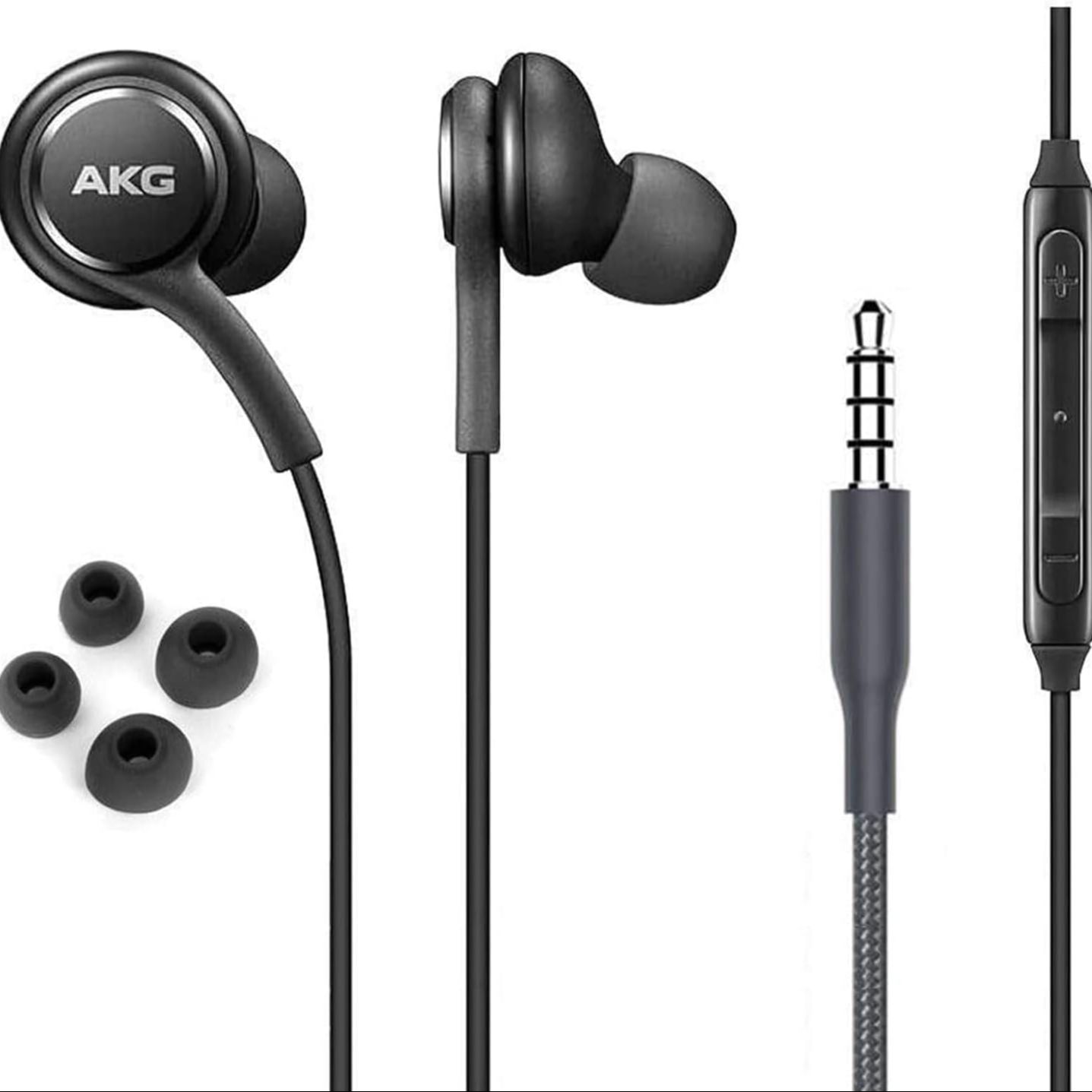 High-Quality Wired Earphones with Mic & Volume Control, Universal Compatibility for iOS & Android Smartphones