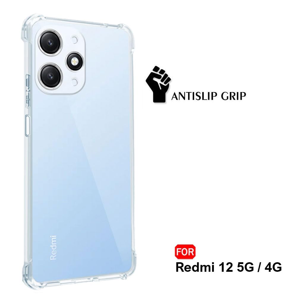 Cover in Gel TPU Trasparente per XIAOMI REDMI 12 4G