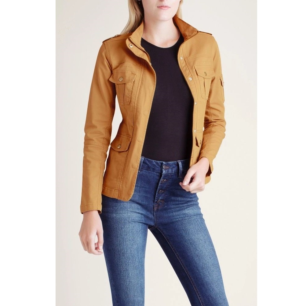 Kensie Jeans Zipper Front Utility 