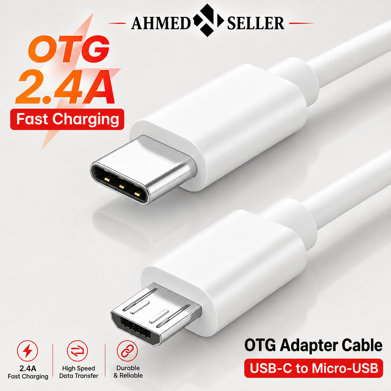 Type C to Micro USB Cable Fast USB Type-C Adapter for Samsuung Huaweii Xiaomii OnePluus MacBoook Pro OTG Mobile Phone Micro USB Cable