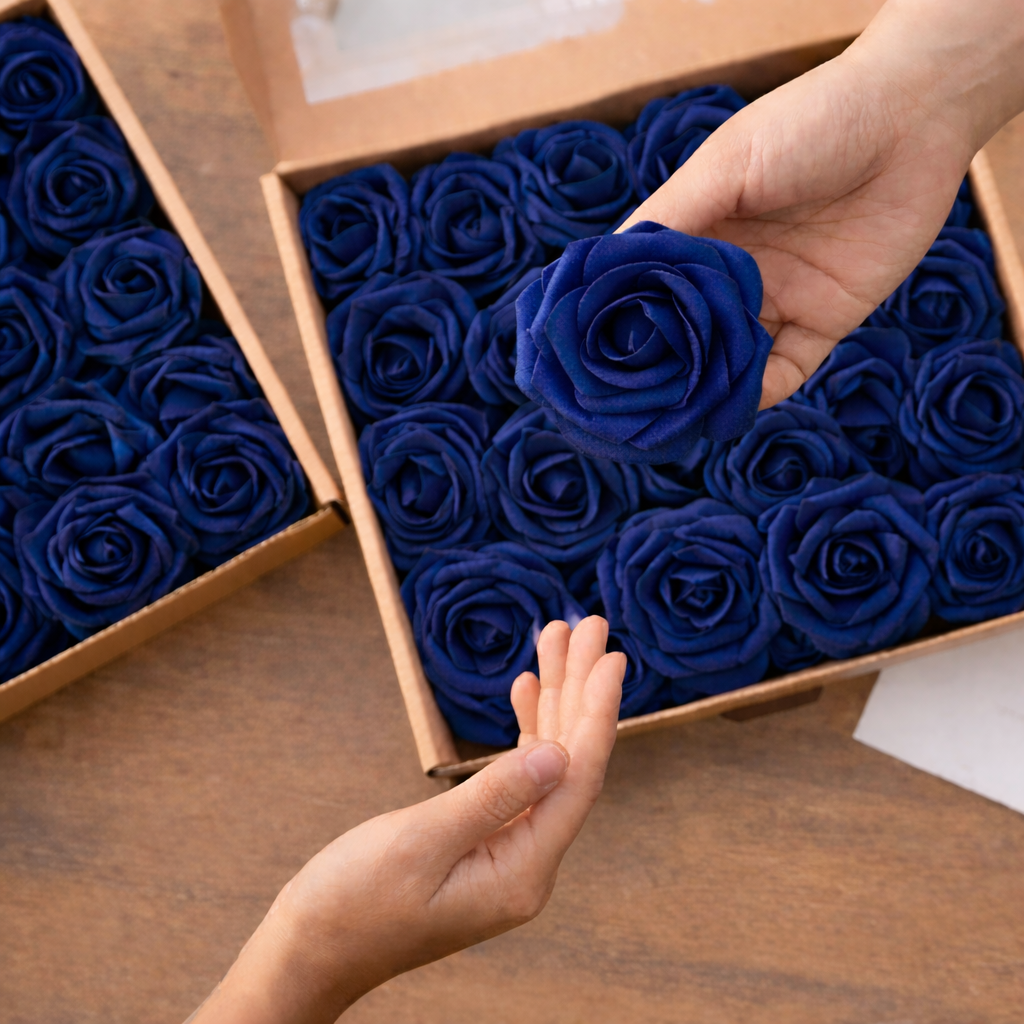 24 PC Blue