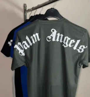 Summer Collection Palm Angels Printed T-shirt Trendy Fashion Elegant t-shirt Gym Sports Outdoor Casual Wear tshirt for Men at Faiq Store