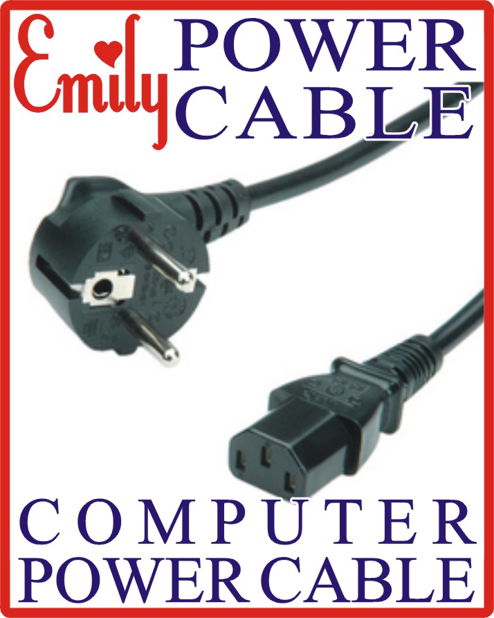 POWER CABLE FOR COMPUTER AND HOUSE AND OFFICE USE, FOR COMPUTERS PRINTERS DESKTOP MONITORS SCANNERS UPS AND OTHERS HOUSE HOLD