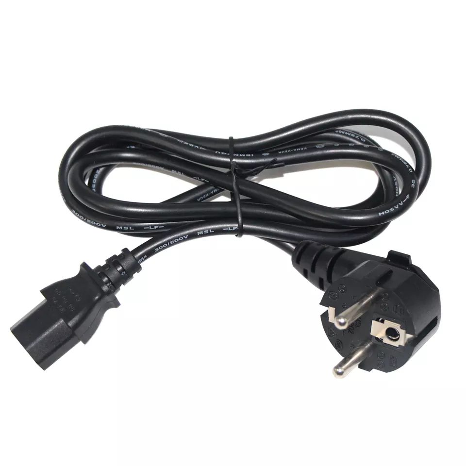 Power Cable for Desktop Computers Monitor LED LCD TV and other Electrical Equipment