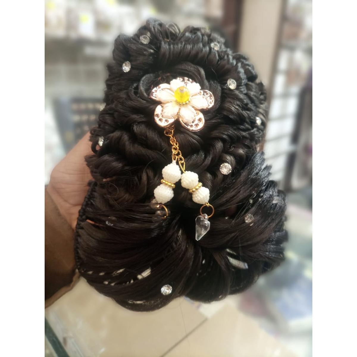 Beautiful jura Bun Hair catcher Extension  for girls and women's