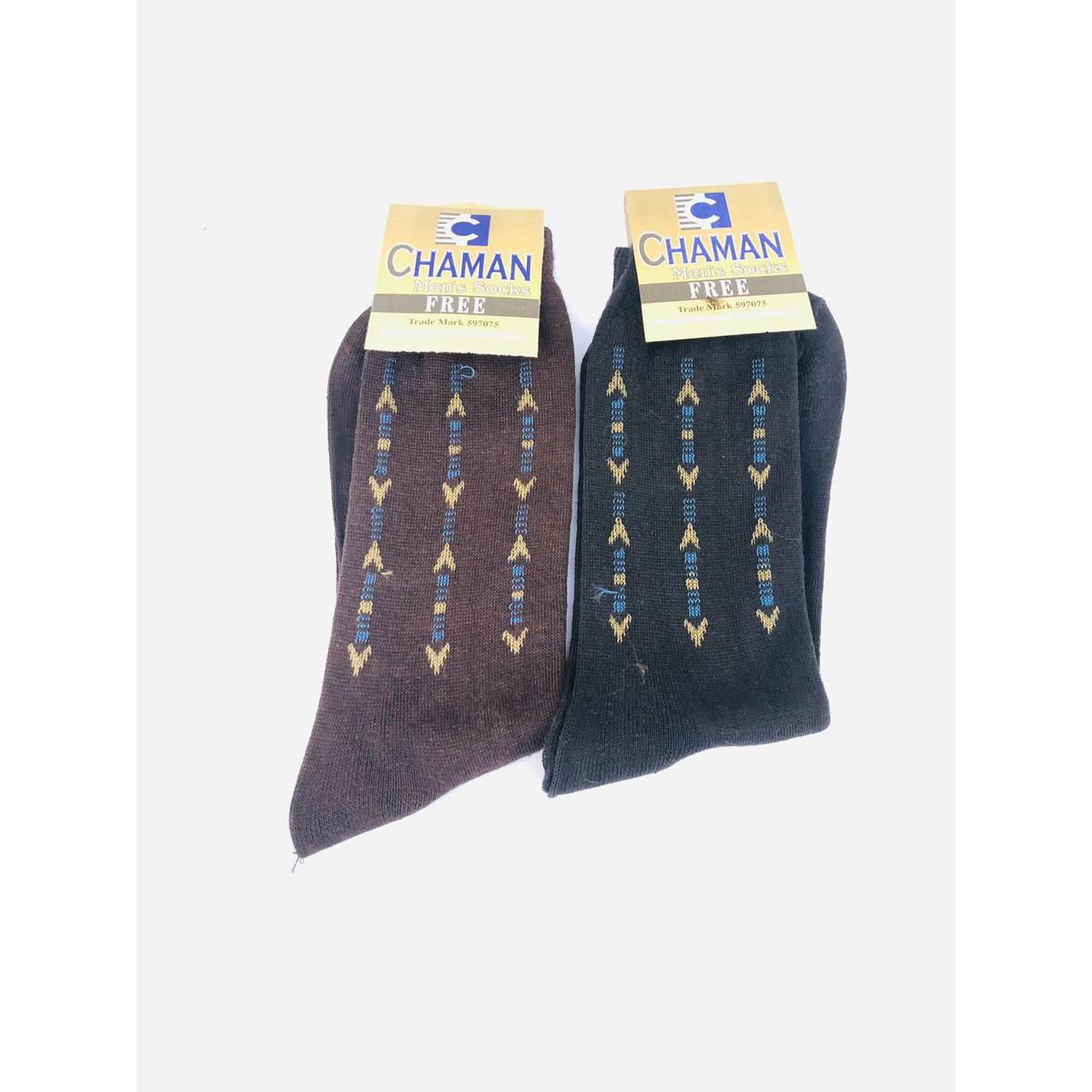 mens cotton socks pack of 2 full length socks for men boys in elgant design ( 100% orignal as shown in the picture)