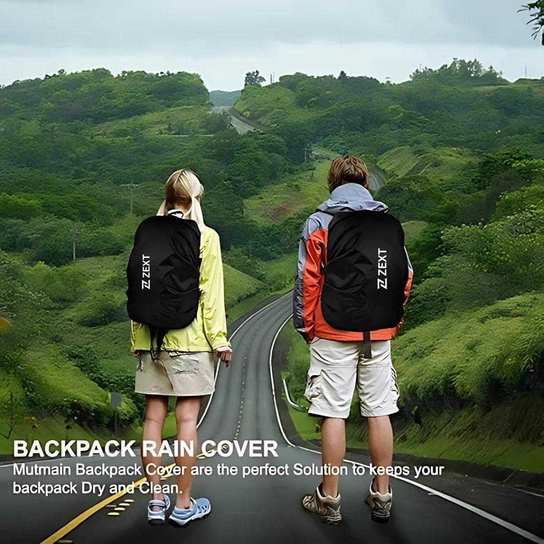 Zext 100% Waterproof Rain Cover for Backpack Outdoor Camping, Traveling, Cycling and Hiking Bag Cover