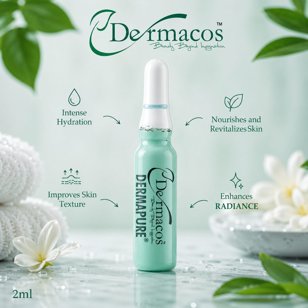 Dermapure Botanical Pro Moisturizing Ampoule () | Skin Care Serum | 2ml