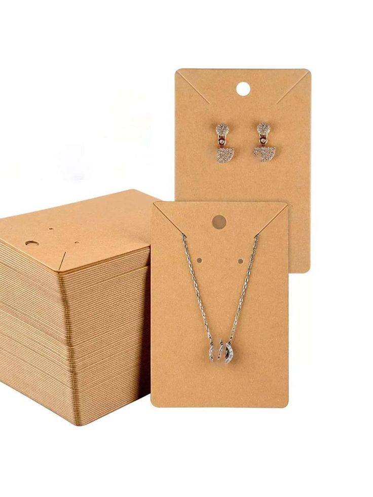 Earring Display Card | Jewelry Holder for Stud & Dangle Earrings | Elegant Packaging Card for Earrings