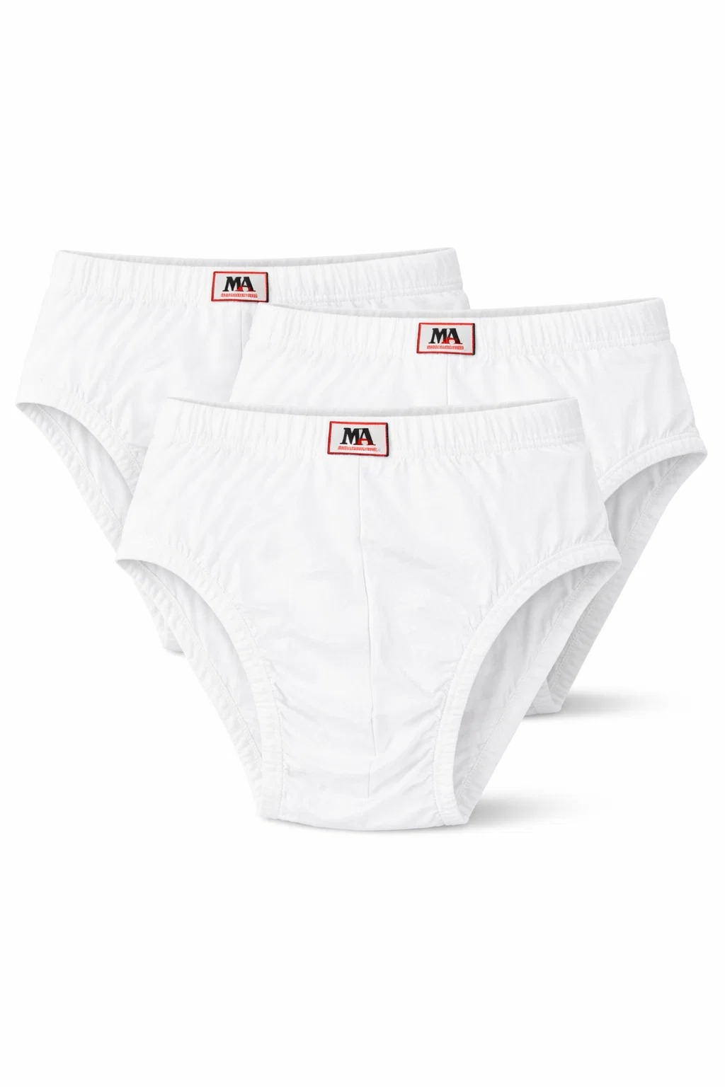 Pack of 3 White Brief/Underwears for Men - Normal Quality - Comfortable Fit Disclaimer:"  Product colors may vary due to stock availability, but the item you  see will, be the same