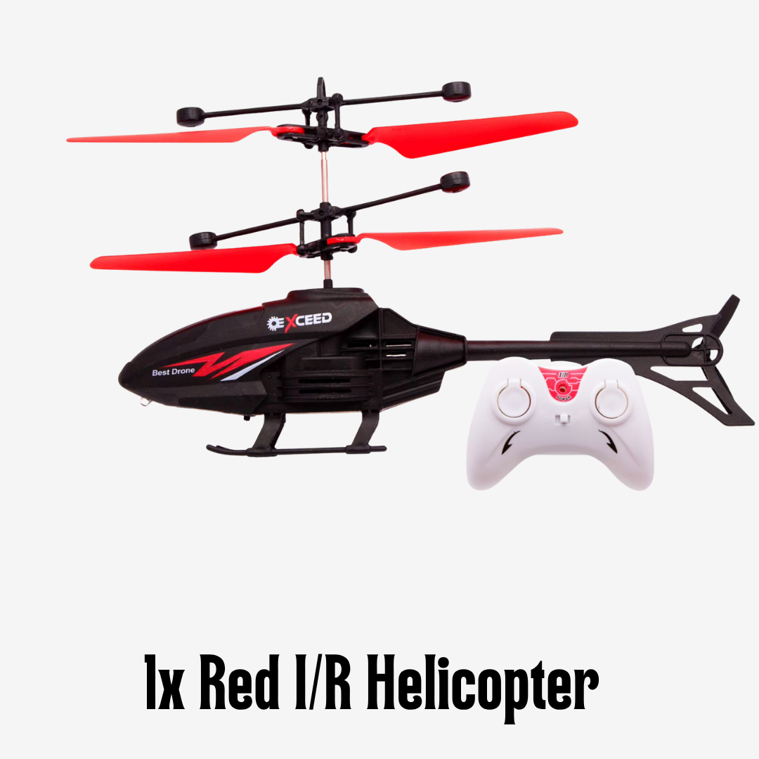 Red RC-Helicopter