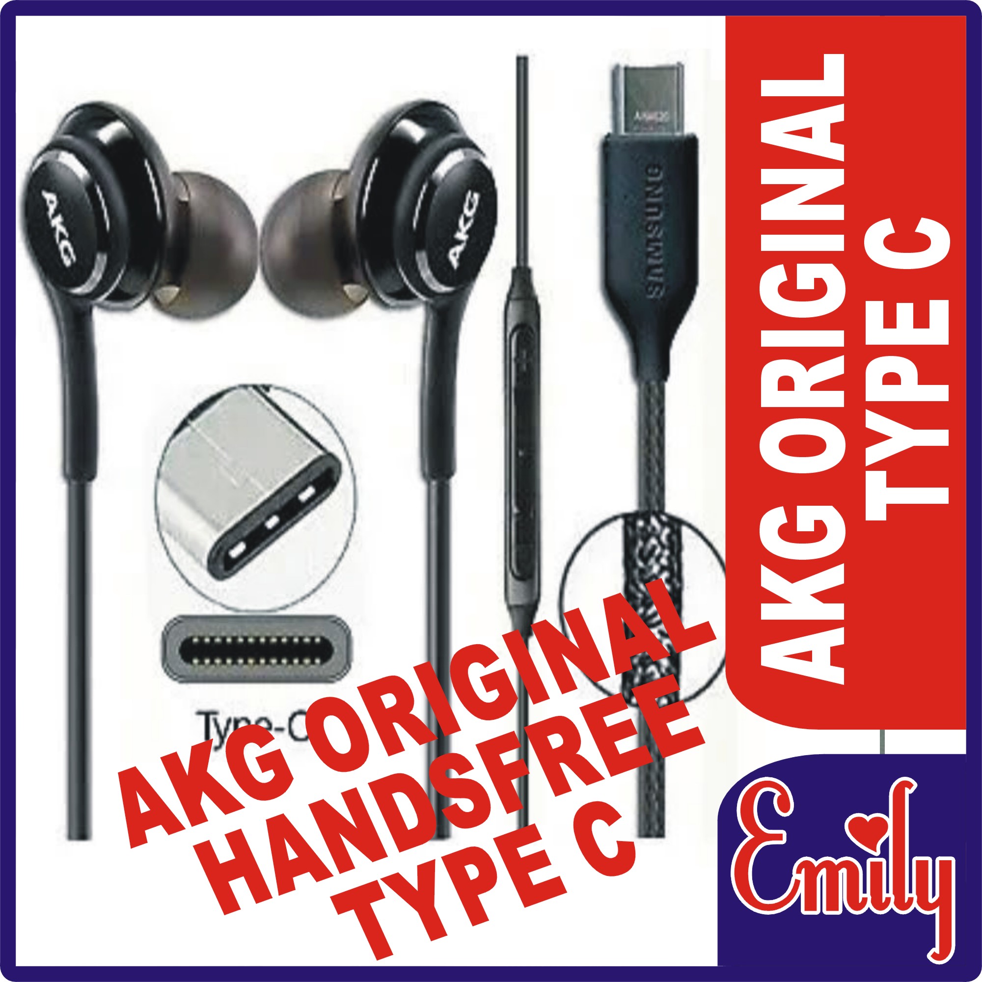 Imported High quality Original Hands Free AKG Official AKG Special wire handsfree earbuds Original Hands Free Akg Official For S7, S7 Plus, S8, S8 Plus, S9 S10 and other Latest models and mobiles 3.5MM AND TYPE C BOTH AVAILABLE