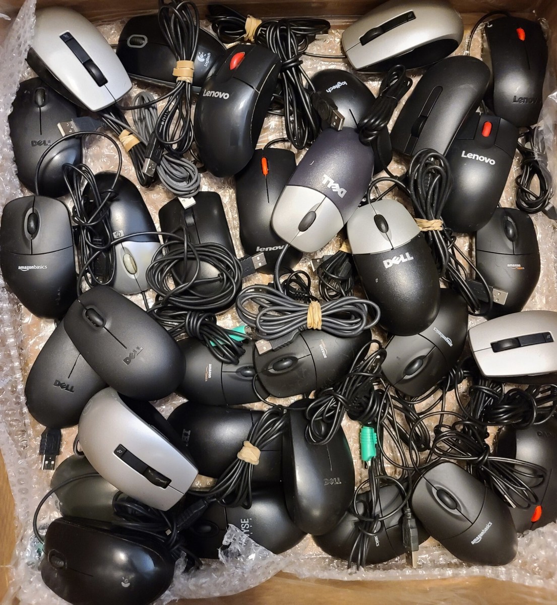Fully Tested Branded Wired Mouse USB | HP, Dell, Lenovo | For Laptop, PC, Office Use