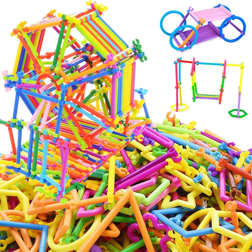 Intelligence Educational Building Blocks Toys for Kids Construction Engineering Game Creative Interlocking Connection Kit Blocks Toy for Boys and Girls