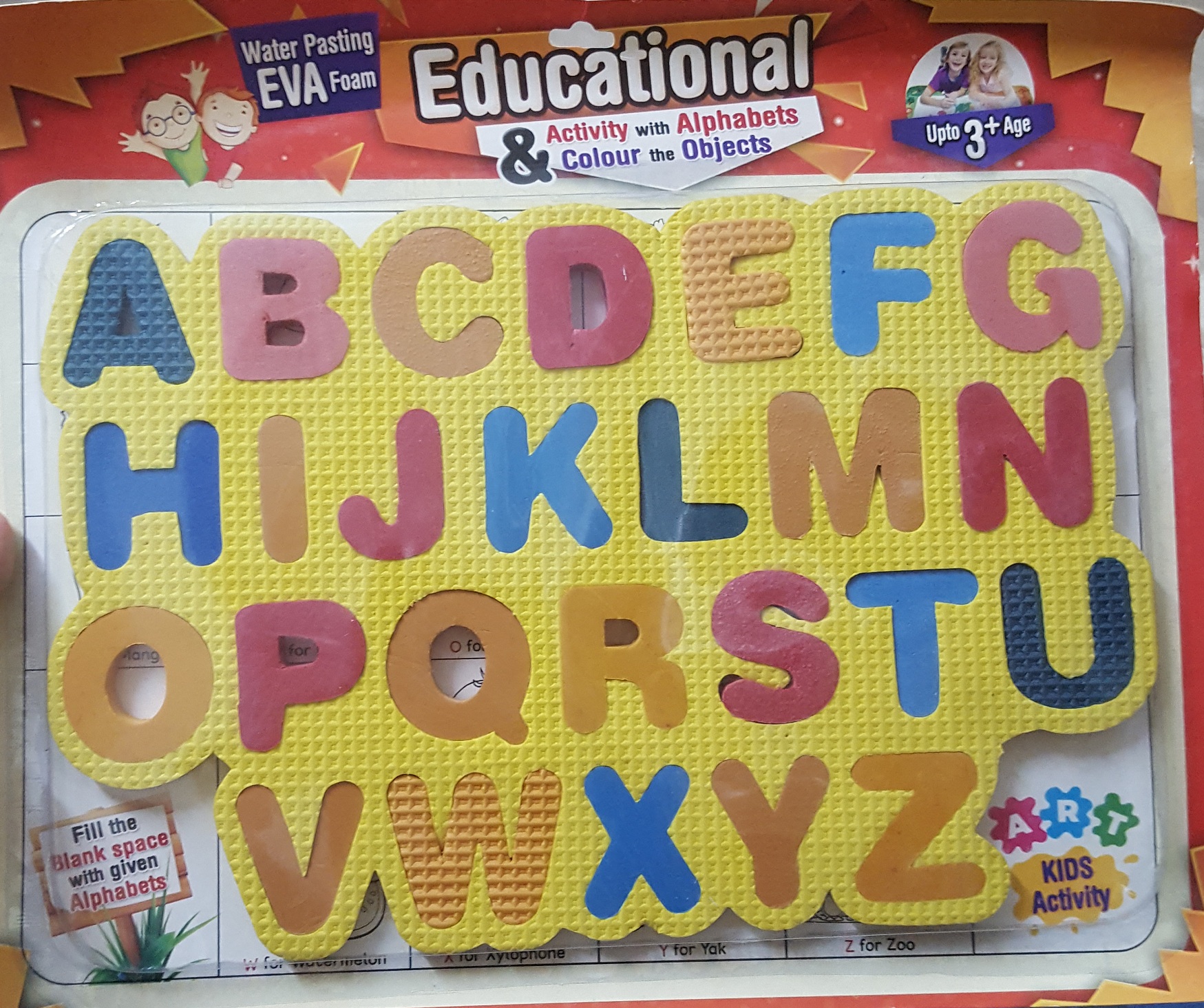 ABC Puzzle Board Foam Alphabets Learning Game for Kids
