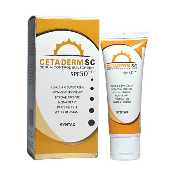 CetaDerm SC Sebum Control Sunscreen SPF 50+++ | Sun Care Product