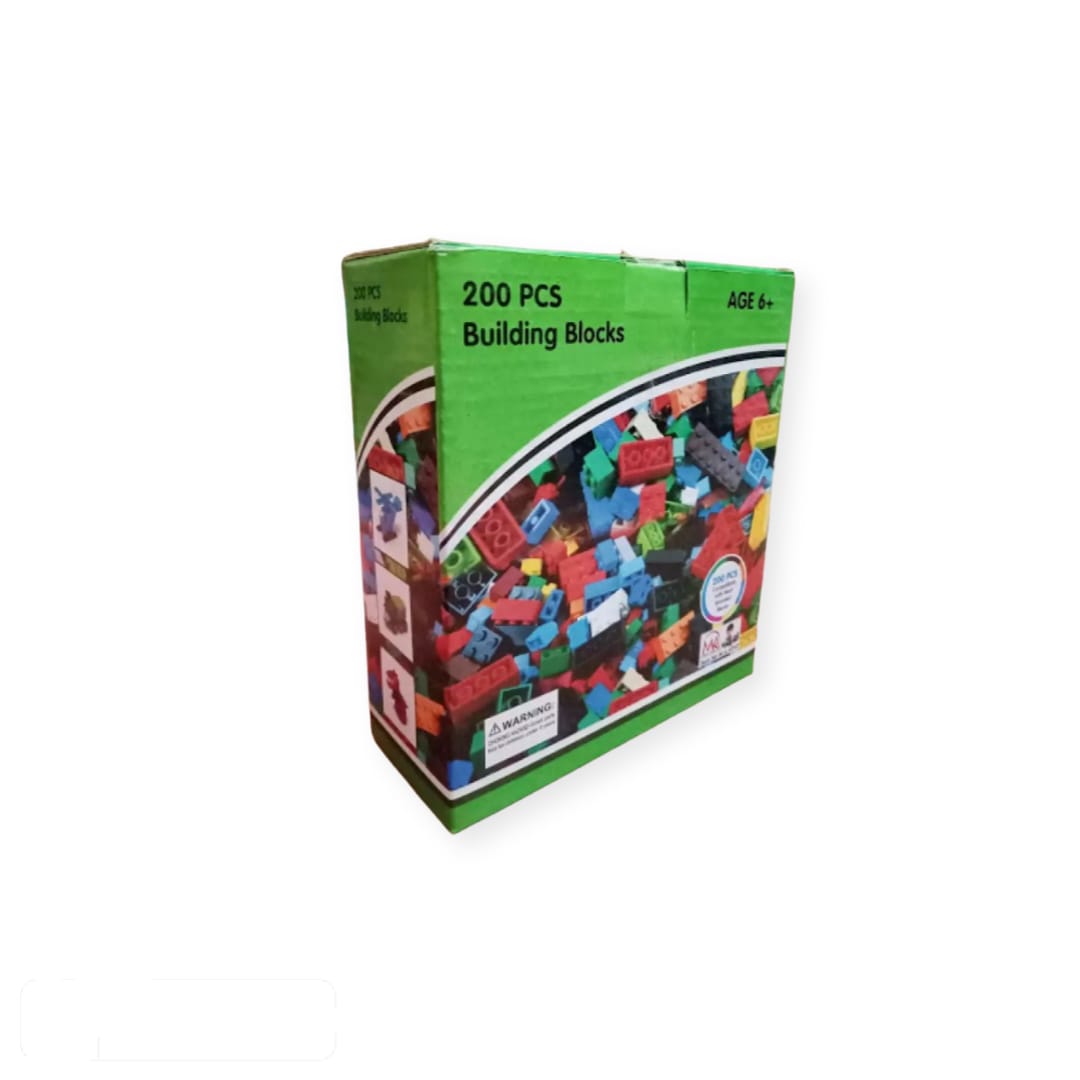 Set Of 200 Pieces Construction Blocks For Kids
