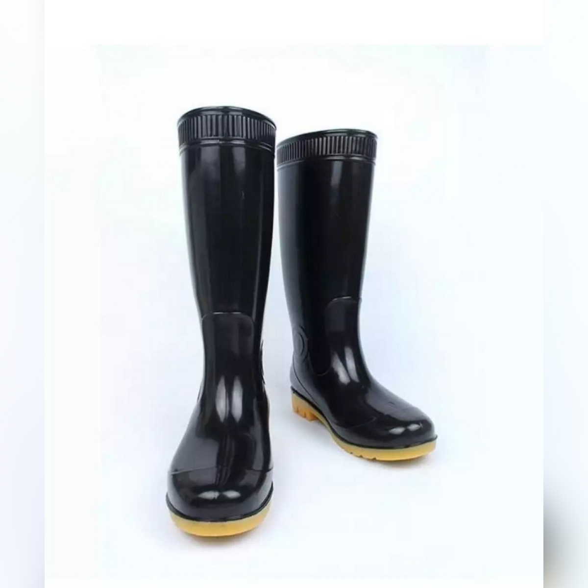 Rain Boots  Safety Shoes for Men and Women Industrial Safety Rain Rubber Long Boot Imported 1 Pair