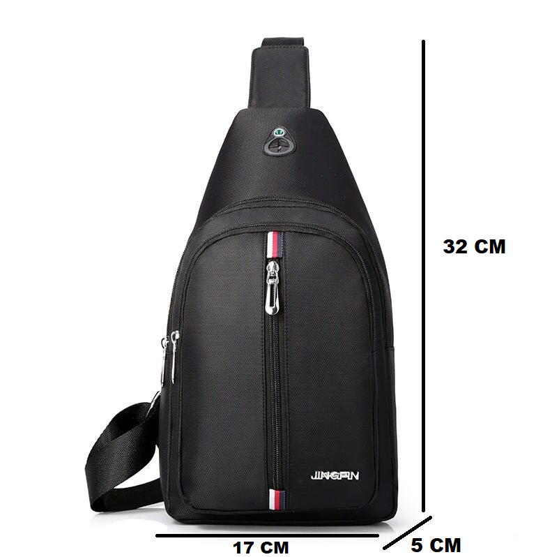 OutDoor Travel Fashion Mens CrossBorder Shoulder Bag Trend Leisure. Chest Bag New Men Simple Nylon Fashion Waterproof One Shoulder Crossbody Bag