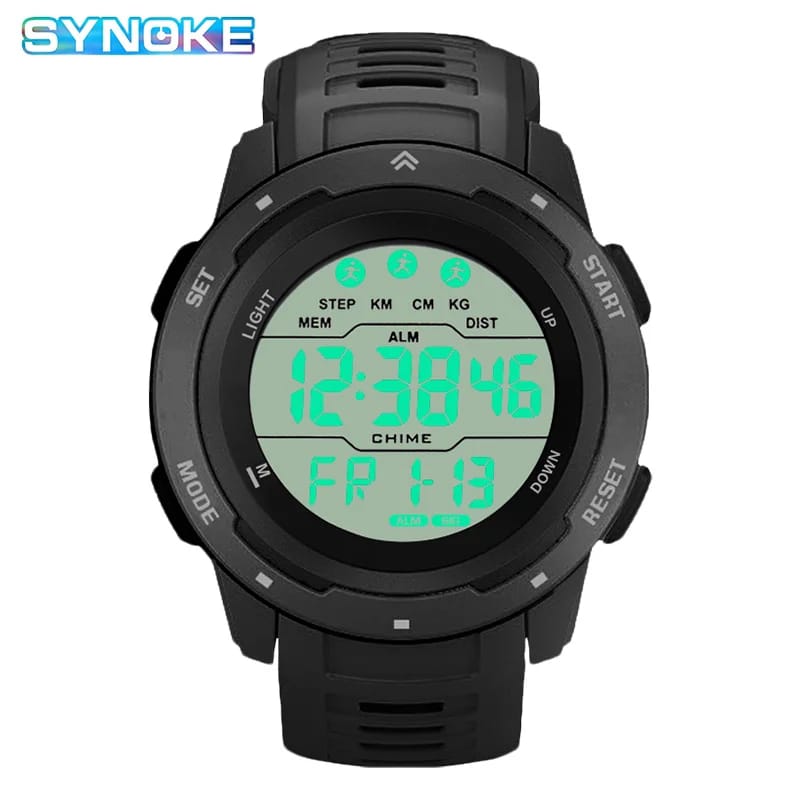 Luxury Men Analog Digital Military Army Sport LED Waterproof Wrist Watch