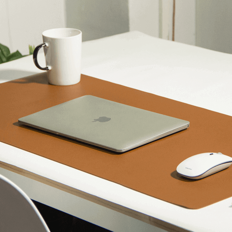 Laptop Matt 13x30 inches Large Mouse pad | Desk Matt, Computer Table Protector Matt | Multi use Synthetic Leather Matt| Large Mousepad