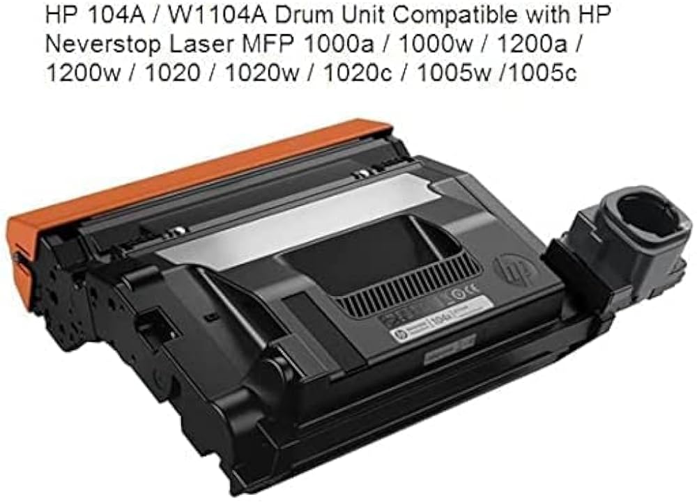 HP 104A Black Laser Imaging Drum - W1104A Certified by Asian Traders ...