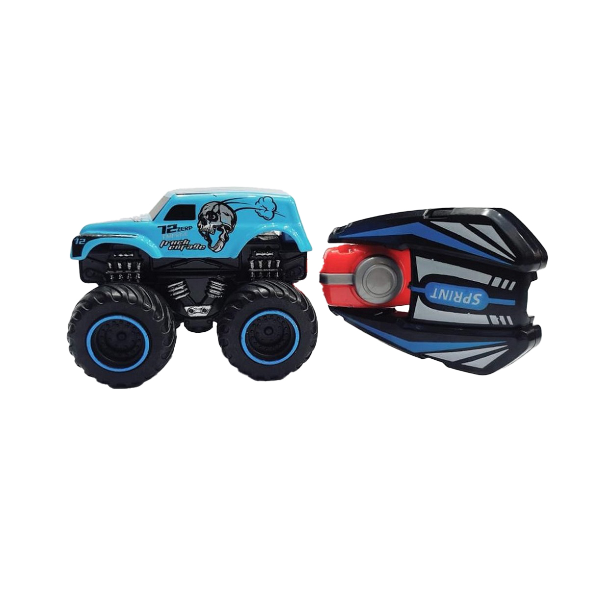 Monster Cars Set / Mini Rock Crawler Truck Set / Friction Car 4 Wheel Drive Vehicle for Boys and Kids