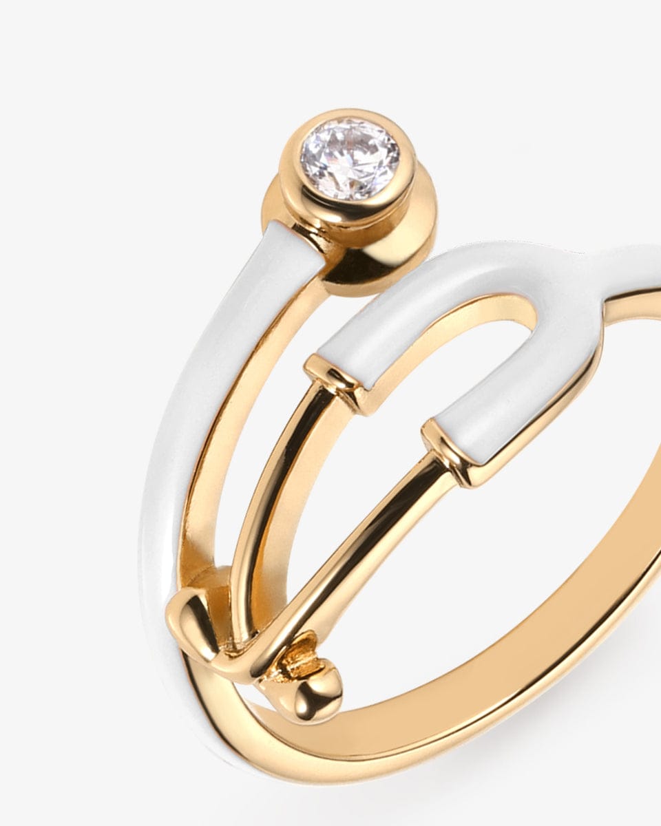 Creative & Fashionable Stethoscope Ring for Girls and Women | Personalized Medical Equipment Enamel Ring | Doctor & Nurse Charm Jewelry | Birthstone Medicine Ring | Heartbeat RN Ring for Medical Students | Graduation & Birthday Gift Jewelry