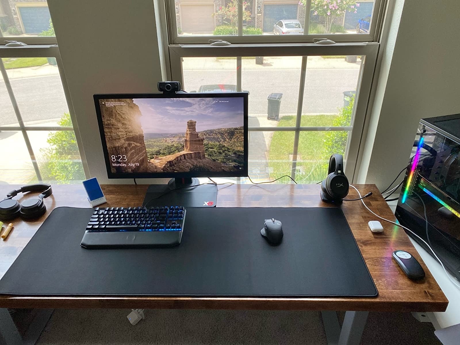 Large Size Desk Matt  12x30 Synthetic Leather Laptop Matt  Matt For Office and Home Work