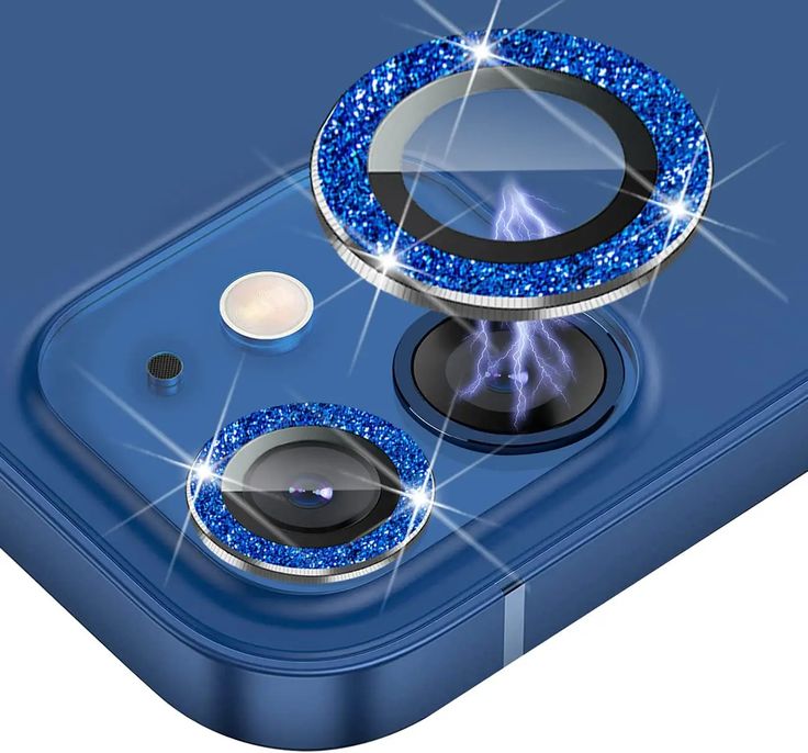Diamond Camera Lens Protector For 11 / 12 / 13 / 14 / 15 / 16 / 17 Series  Luxury Sparkle Shockproof Camera Guard