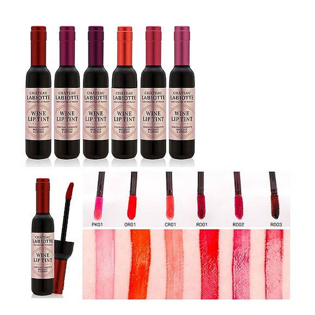 Wine Lip And Cheek Tint Dual-Use Makeup Product
