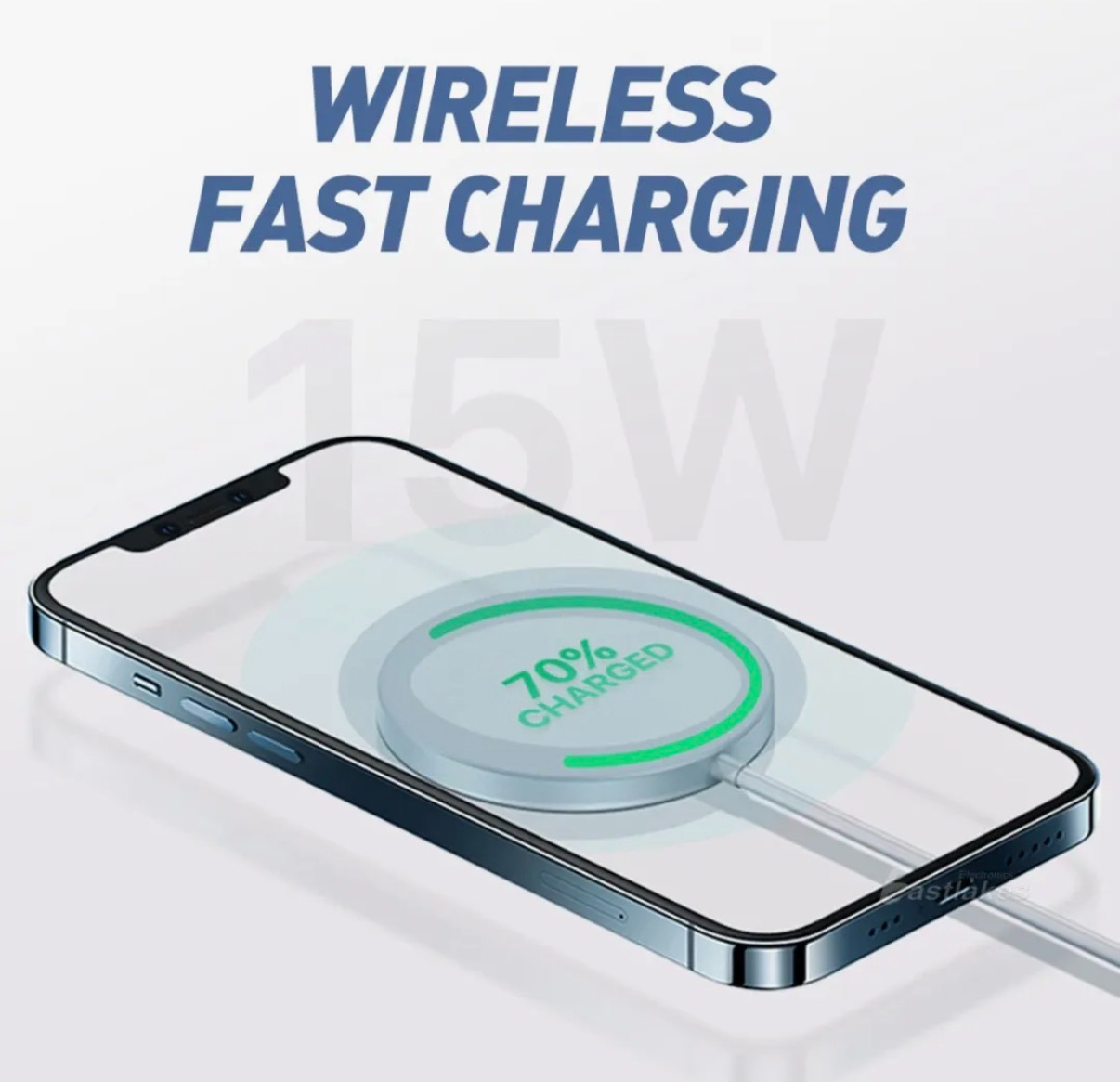 WELL-KNOWN - 15W Wireless Charger - Magnetic Wireless Charger - Fast Charging