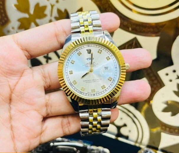 Watch for Men Golden Mix – Luxury Watches for Men, Real Watch smart for Men, Stylish Watch for Men, Chain Watches for Men & Boys, Low Price Watch for Men, Elegant Chain Watches for Mens Fashion smart.