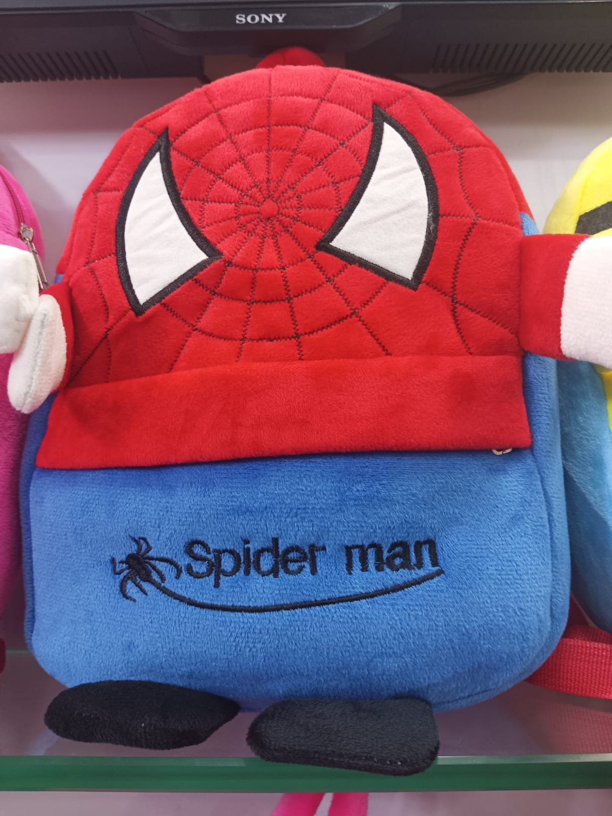 Cartoon Character Backpack for Small Kids plush Stuff Bag Size 13 inches (Lasani Traders)