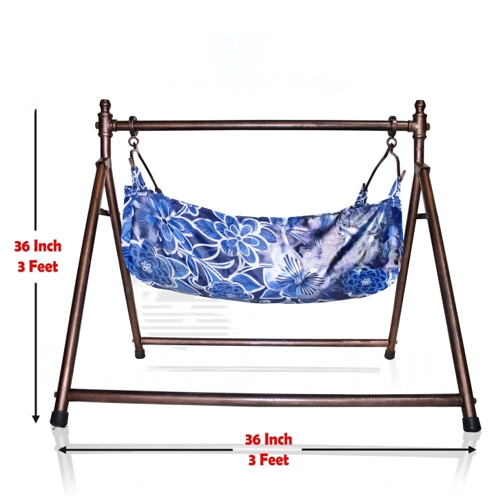 Baby Cradle Swing Newborn Baby Iron Rod Swing Cradle with cradle cover