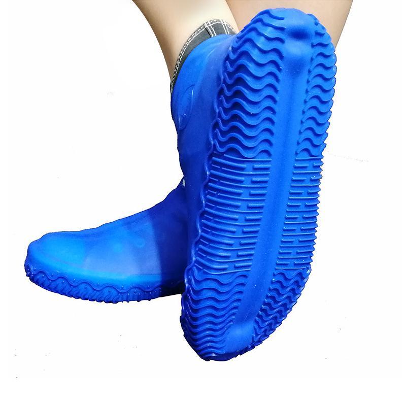 Silicone Waterproof Non-Slip Reusable Rain Shoe Covers – Durable & Protective